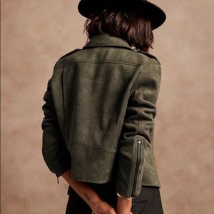 Banana Republic Vegan Suede Moto jacket - NEW